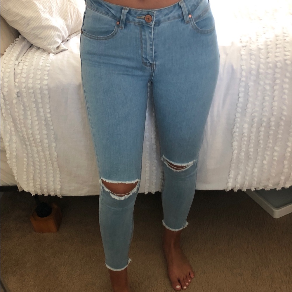 Cropped jeans